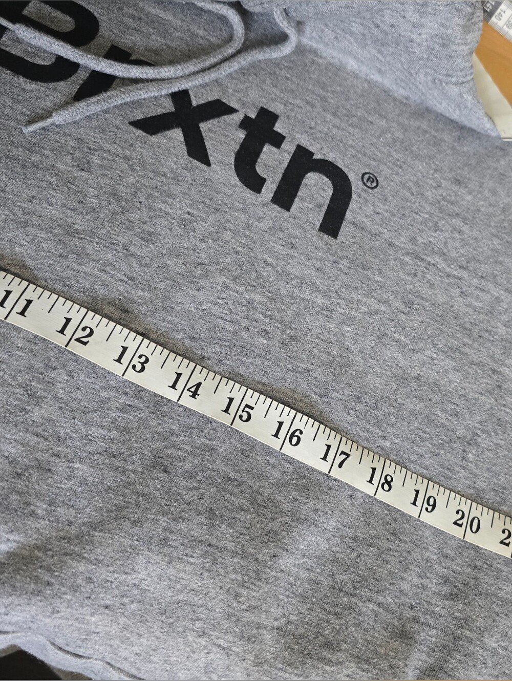 Brixton Gray Logo Pullover Hoodie Size Large - Picture 7 of 8